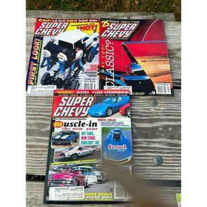 Vintage Lot of 3 Super Chevy Magazine 1998 January February March